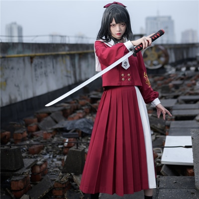 南御社蝎の幽オリジナルJK制服スカート日系秋冬不良服学院風スーツ