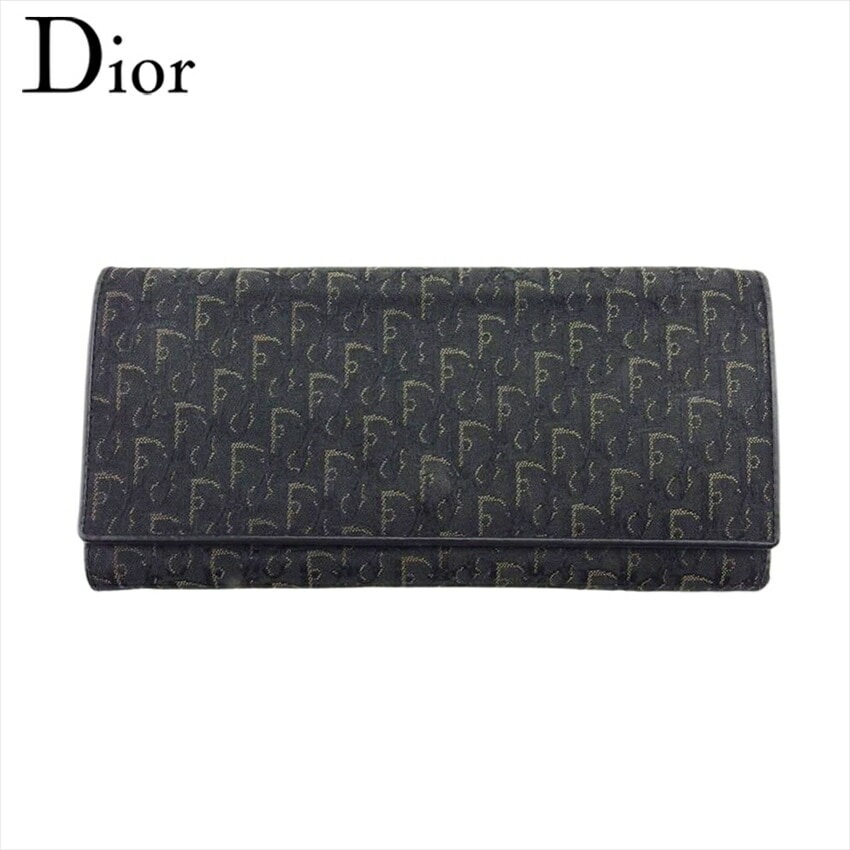 長財布 ファスナー付き 長財布 トロッター レディース トロッター ブラック ブラウン 中古
