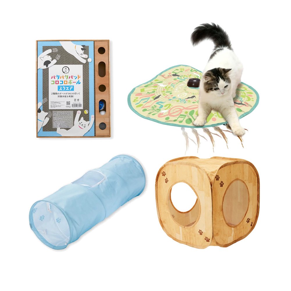 猫用　トンネル　おもちゃ盛りだくさんセット　Ａ　ＣＲＣ30―59―04―46―00
