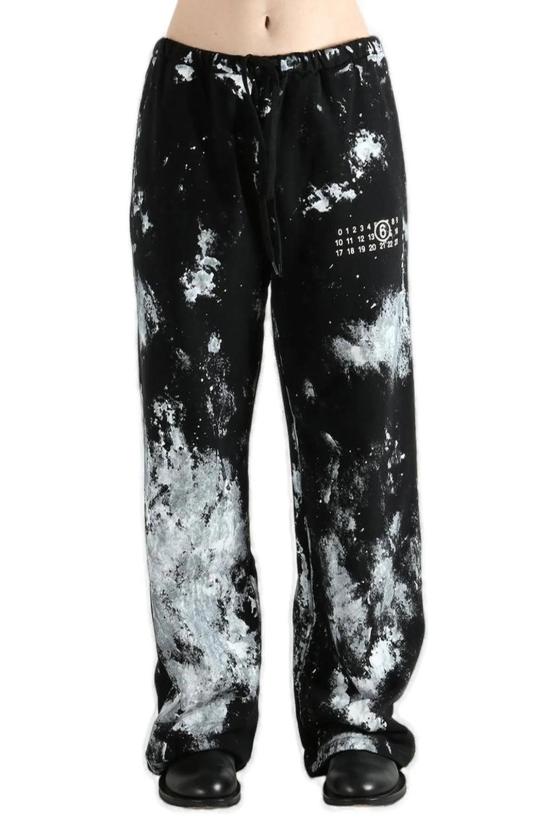 MM6 MAISON MARGIELA Women Straight Pants S62KB0263 M25014 900 Black