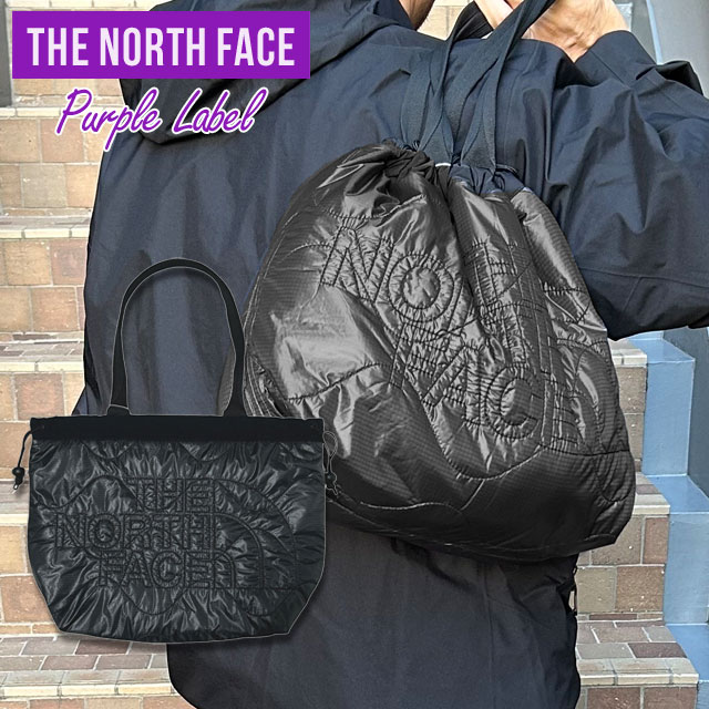 ザ・ノースフェイス パープルレーベル THE NORTH FACE PURPLE LABEL Quilting Field Tote M N24FO053 277-006088-011
