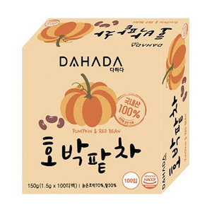 【DAHADA】 カボチャ小豆茶 100個入 / かぼちゃ小豆茶 / むくみ解消 / 老廃物排出 / 疲労回復 / 利尿作用 / 美肌