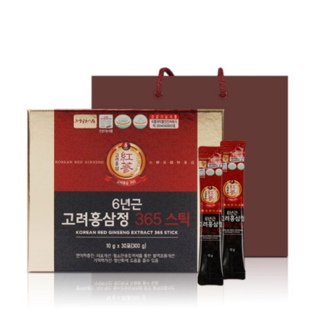 大同高麗人参 ジョンウォンサム 6年根 高麗紅参精 365スティック 10g x 30個入り
