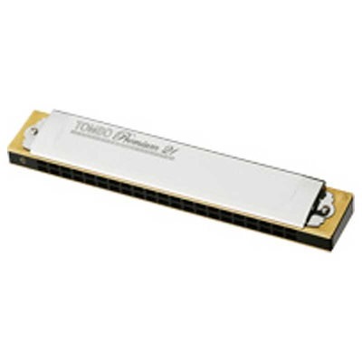 他サイト： トンボ楽器　複音ハーモニカ プレミアム21 21穴 A調　No.3521(A)の商品画像