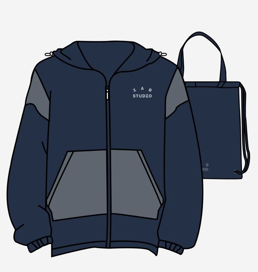 【IAB STUDIO】 IAB STUDIO WIND JACKET PACK : BLACK SILVER