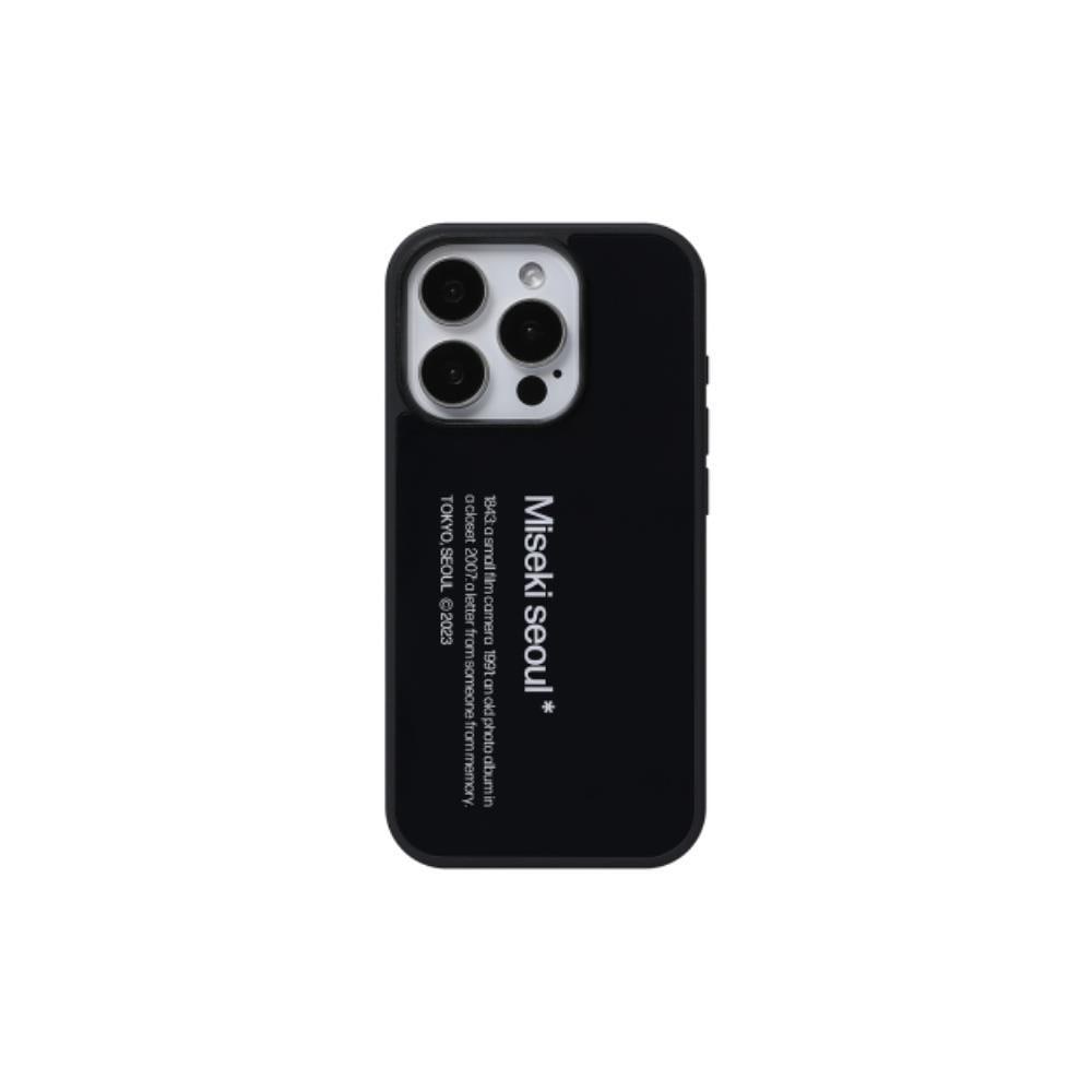 MISEKI SEOUL Misekiseoul graphic case 01 BUMPER BLACK MS