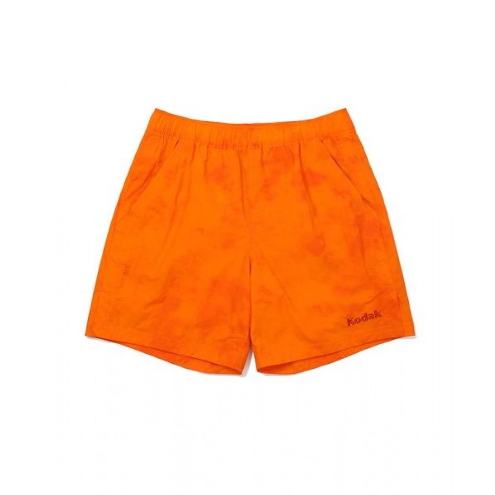 KODAK (コダック) トリップネイチャーティントタイダイショーツオレンジ