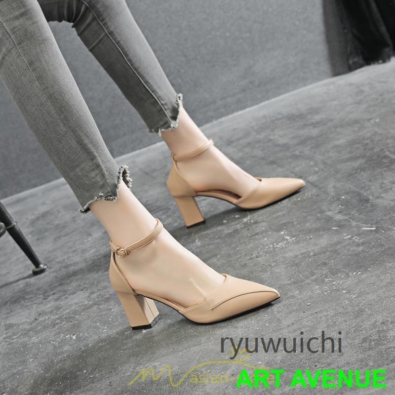 靴 ハイヒール ストラップ付き 5cm7cmヒール 痛くない パーティー ヒール 疲れない 結婚式 長時間 おしゃれ レディース パンプス サンダル ストラップパンプスその他 パンプス