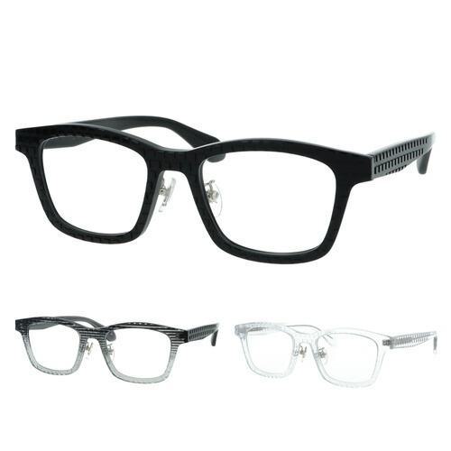 メガネ SAW col.89/810/5188 50mm 日本製 ブロック柄 3color 1