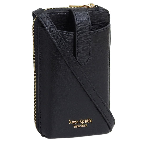 ケイトスペード ショルダーバッグ レディース スマホショルダー レザー ブラック MORGAN PHN XBDY KE348 001 kate spade ke348-001