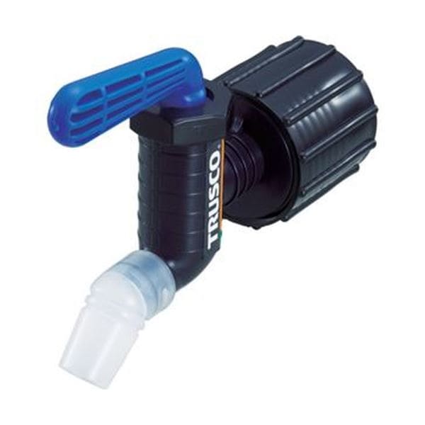 （まとめ）TRUSCO 樹脂製給油コックキューちゃん 口径40 フッ素ゴム 青 QC-40-FKM-B 1個3セット