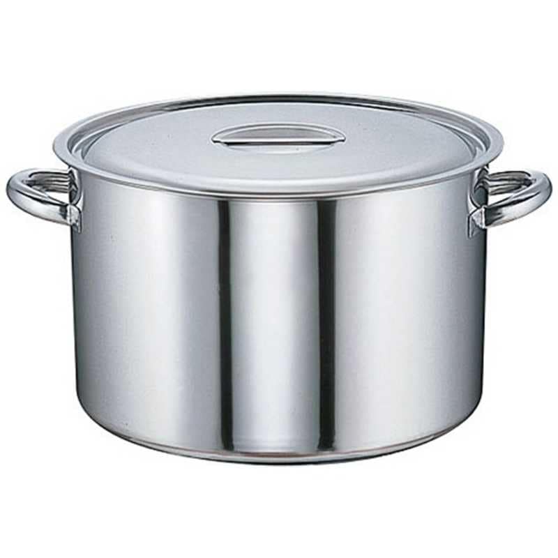 遠藤商事　IH非対応 SAモリブデン 半寸胴鍋(目盛付) 36cm AHV10036　AHV10036