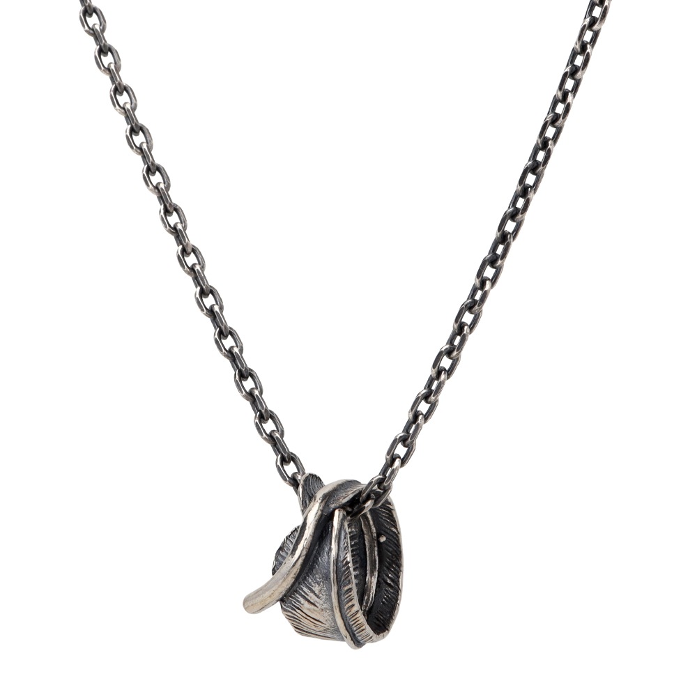 925 フェザーリング ネックレス [ns197]