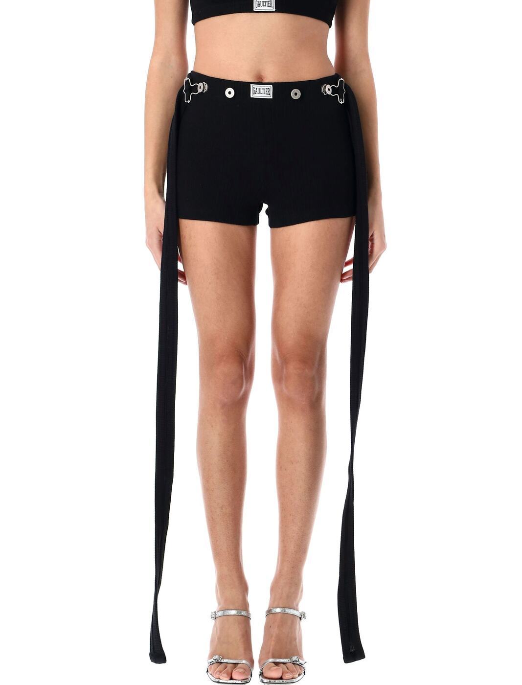 SH039PJ05400 ブラック 春夏2025 ショーツ レディース ia