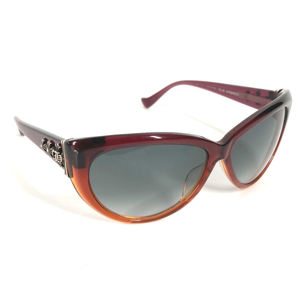 サングラス club sandwich CH ロゴ めがね メガネ アイウェア 眼鏡 プラスチック ブラウン