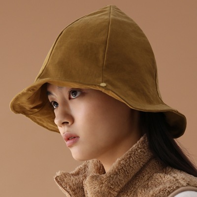 UNDERCONTROL正規品WIRE BELL BUCKET / BIO / DARK MUSTARDバケットハット本社直入業者韓国ファッションの基本バケットハット