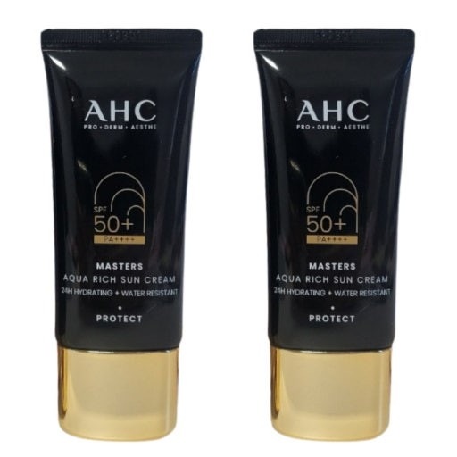 [1+1]マスターズ アクアリッチサンクリーム 30ml*2個(SPF+/PA++++)/日焼け止め/韓国コスメ