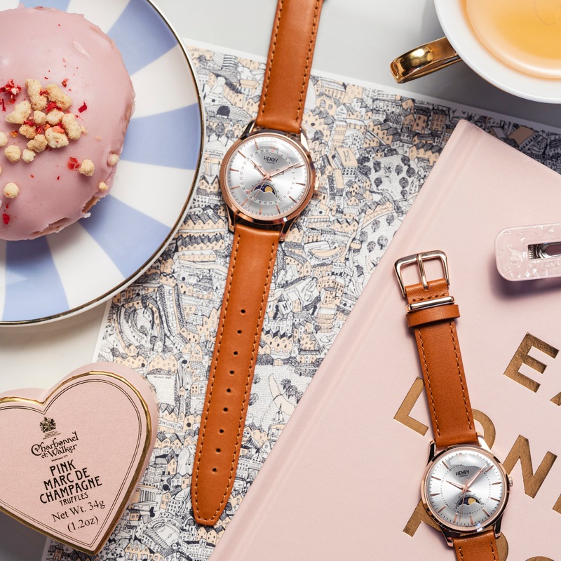 【ペアウォッチ】 HENRY LONDON(ヘンリーロンドン) メリルボーン メンズ レディース シルバー クォーツ 時計 ブランド カップル プレゼント サイズ違い