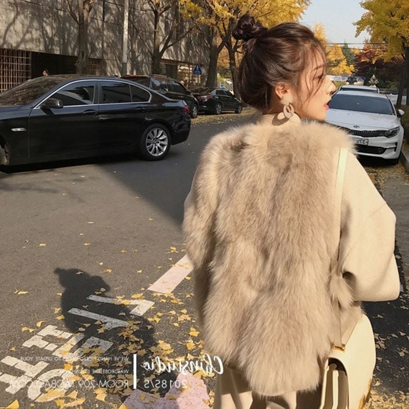2025ファーコート ベスト アウター 保温 ジャケット 厚手 秋 冬 毛皮コート ゆったり トップス