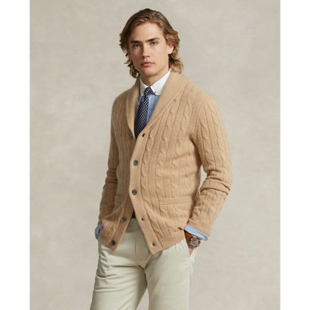 ポロ ラルフ ローレン メンズ ケーブル ニット カシミヤ カーディガン MNPOSWE16821508200