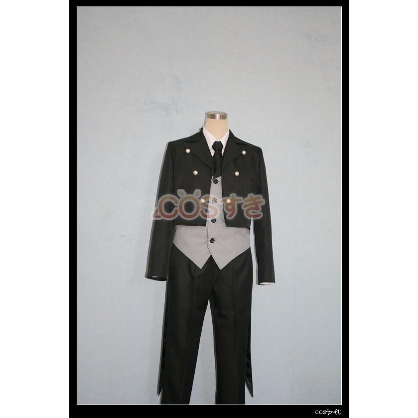 黒執事 セバスチャン・ミカエリス Sebastian Michaelis 燕尾服 コスプレ衣装 イベント 演出服 変装 二次会 COS