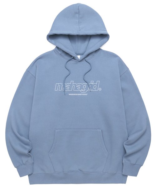 THIRD LOGO HOODIE BLUE