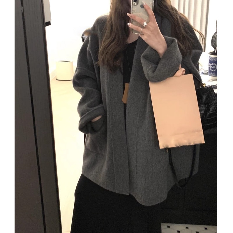 アウターファー毛皮アウターアルファコート高級感リバーシブルコート女小柄ファーコートデザイン感 4,737円