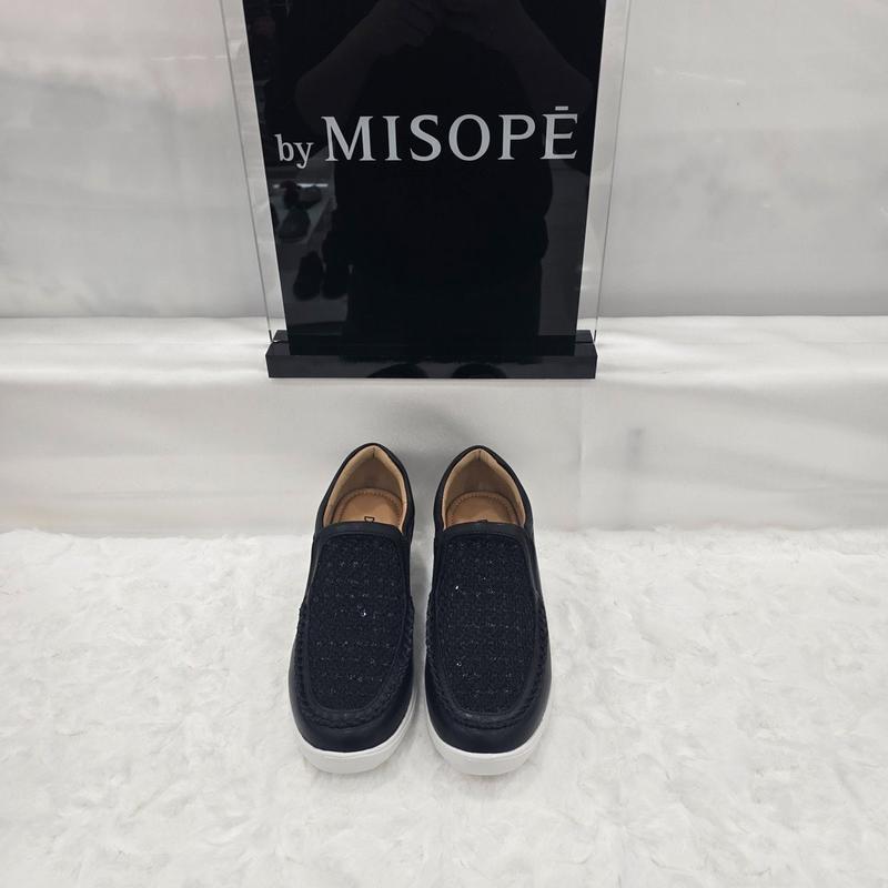 By 女性 ジャカード ディテール スリッポン 612HT439SS009 BLACK 3 JJ