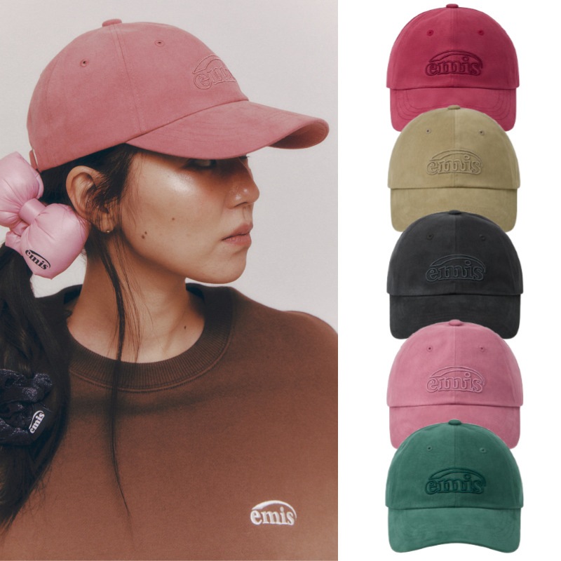 COTTON BRUSHED BALL CAP ロゴ ボールキャップ (5カラー)