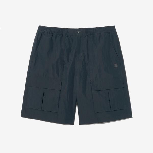 [FILA] [ユニ] 綿タッチポリエステル セミバミューダカーゴハーフパンツ(W) (FS2TRH2102X_BLK)