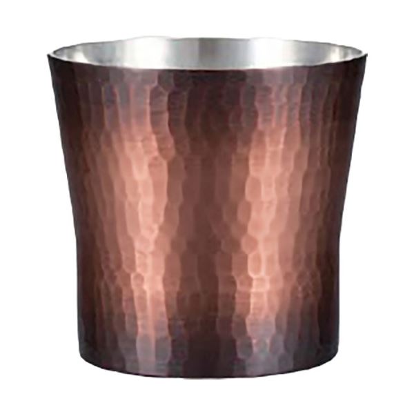 新光金属 純銅赤銅仕上げ 手打ち鎚目ぐい呑み BR-004 7,922円