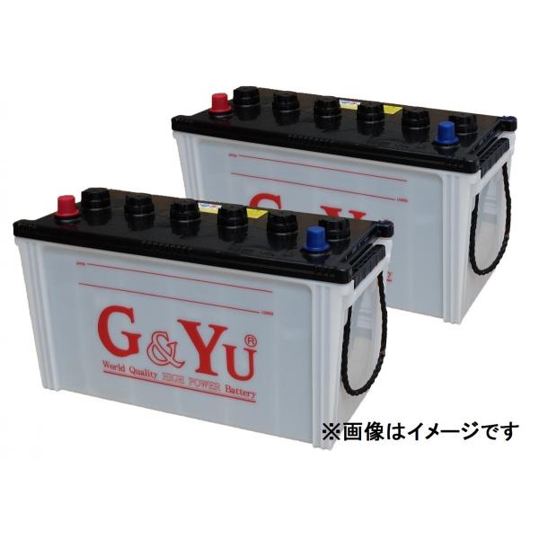 G&Yu [ジーアンドユー] バッテリー HD-130E41R （お得な２個セット）　集配者・バス・トラック・船舶・建設機械用（キャップタイプ）