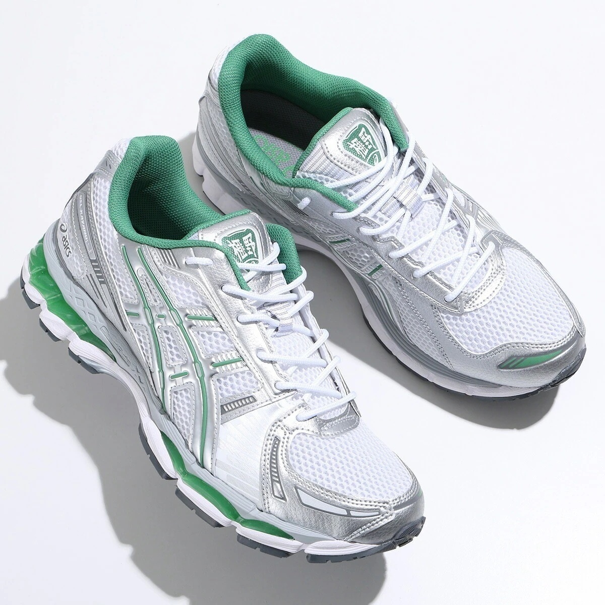 ASICS アシックス スニーカー GEL-KAYANO 12.1 ゲルカヤノ 1203A759-100 レディース ローカット レースアップ 厚底 シューズ 靴 WHITE/PURE-SILVER