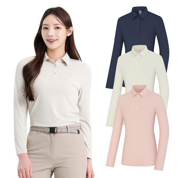 女性 春 ハイクール 登山 カラ 長袖 Tシャツ マアム（女）KWT4227W