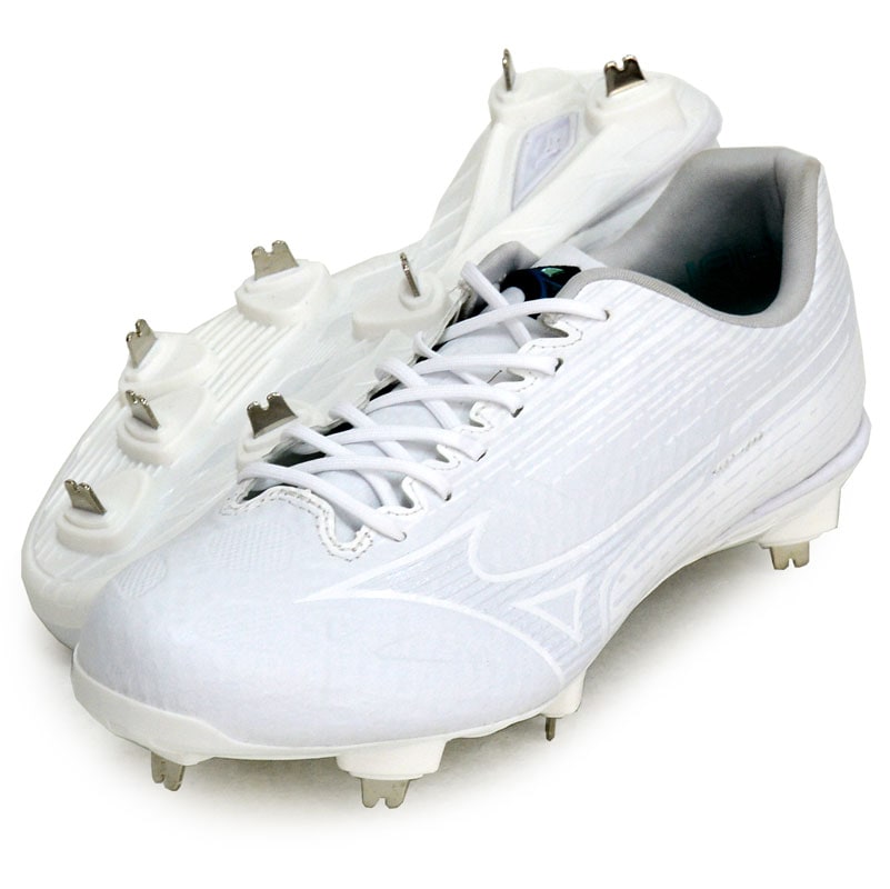 ライトレボゼロ2 野球 金具 スパイク 白 シューズ 軽量 23AW (11GM231601)