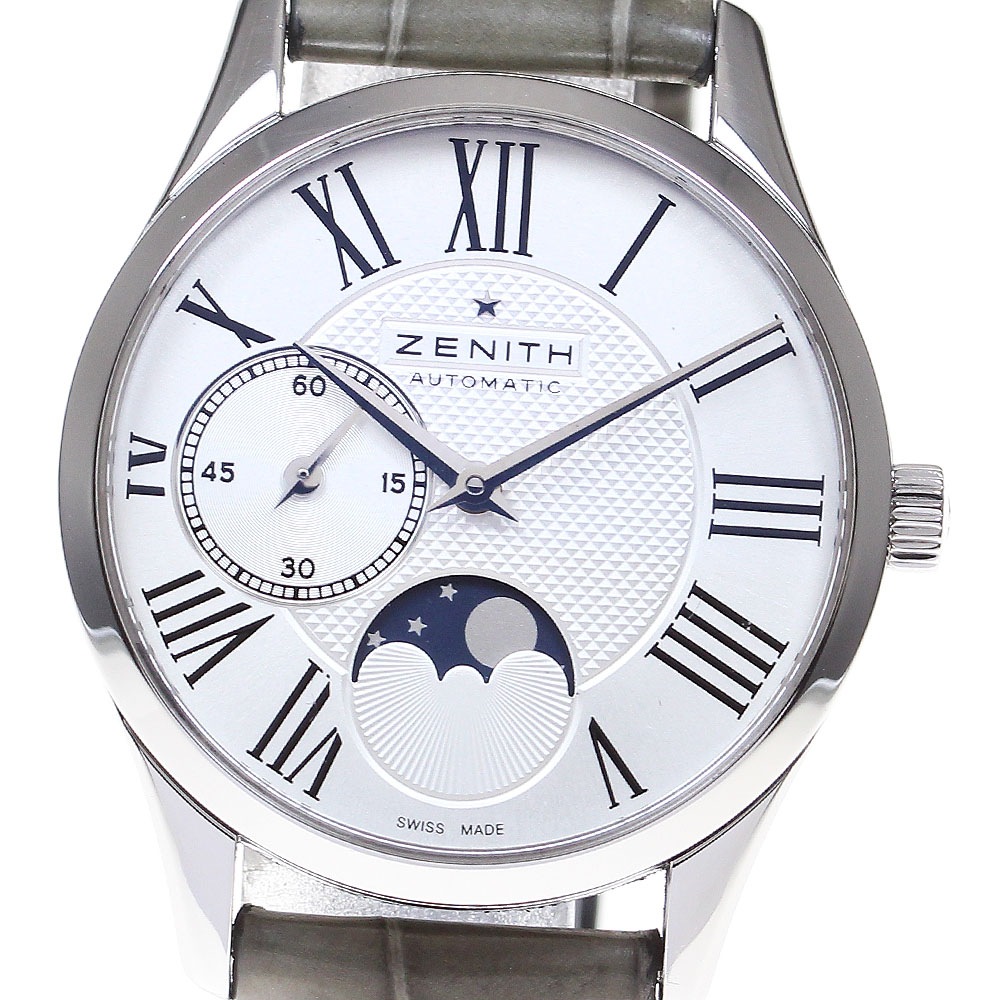 ゼニス ZENITH 03.231.692 エリート ウルトラシン ムーンフェイズ 自動巻き レディース 良品 _821058【中古】