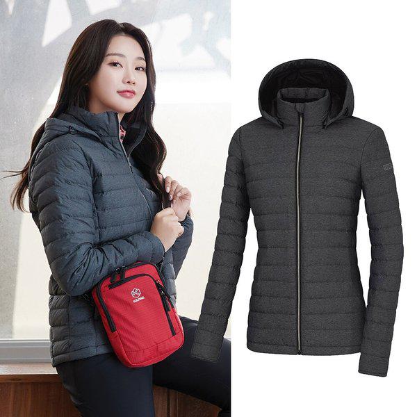 女性 冬 ツートーン ダックダウン ジャケット クリーク(女) KUJ6823W