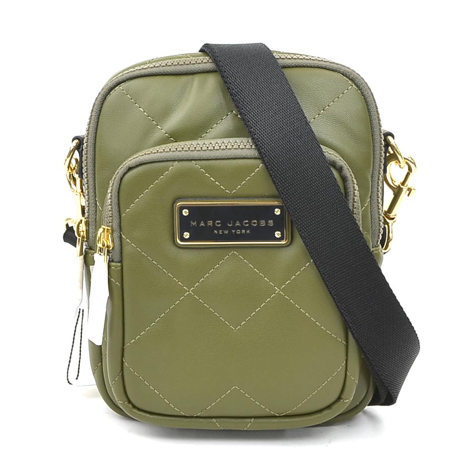 マークジェイコブス MARC JACOBS ショルダーバッグ レザー カーキ レディース 56574k