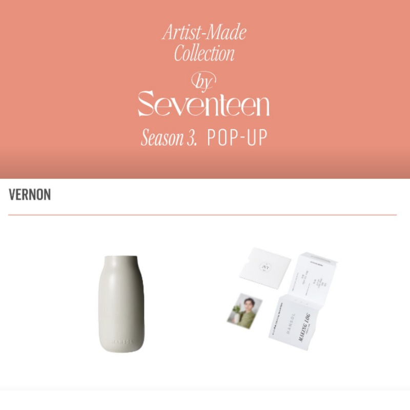 [ARTIST-MADE COLLECTION BY SEVENTEEN POPUP]VERNON - HANSOLS VASE