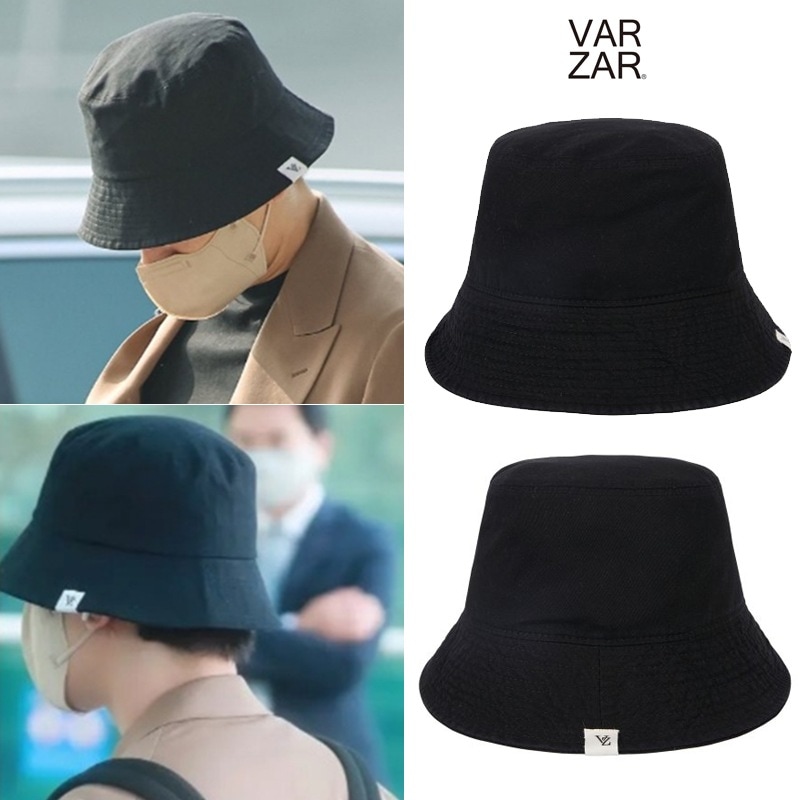 SEVENTEEN着用 モノグラムラベルピグメントバケットハット