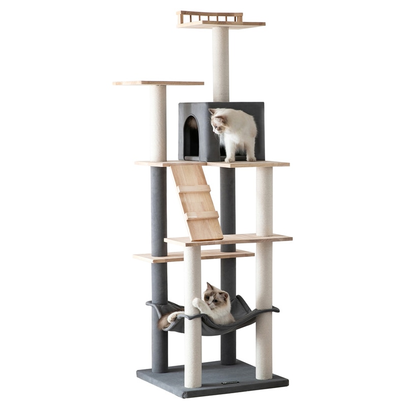 全国組立設置無料 猫タワー 多機能 キャットタワー 楽天市場