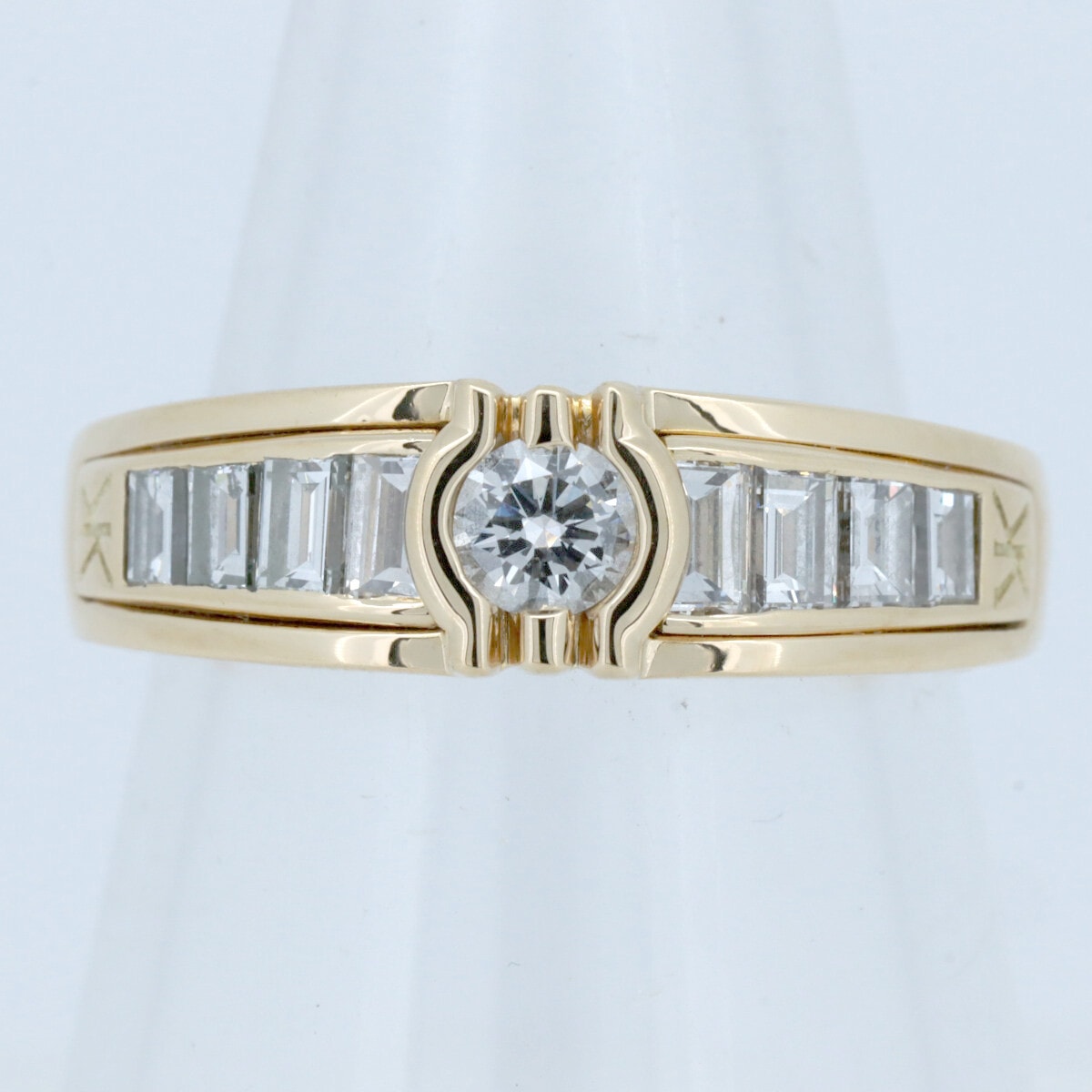 コルロフ ダイヤモンド リング 指輪 1.00ct 13号 K18YG(18金 イエローゴールド) 質屋出品