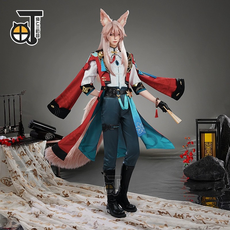 崩壊:スターレイル Jiaoqiu コスプレセット キツネ キツネの耳