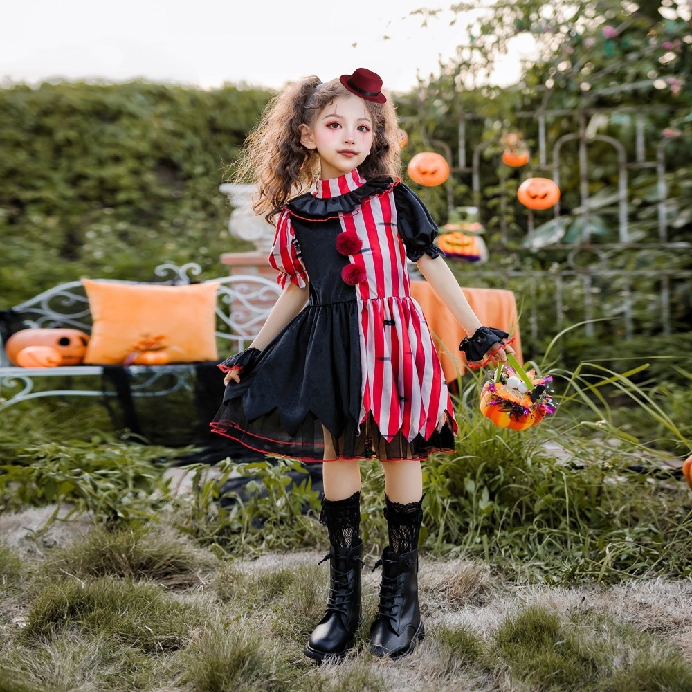 Qoo10] ハロウィン仮装 キッズ ピエロ 魔女 子 : ホビー・コスプレ