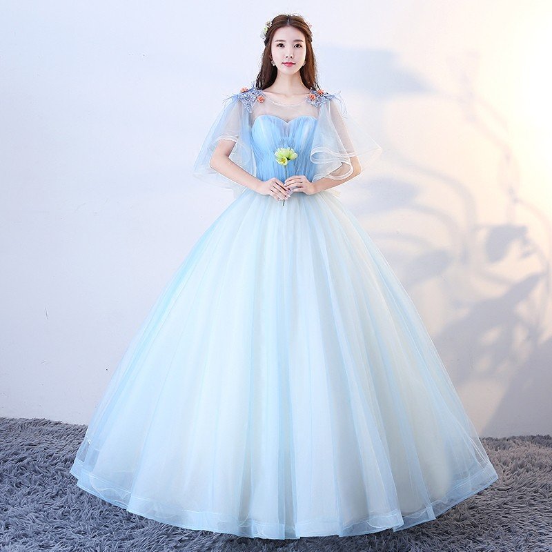 ロングドレス 演奏会 安い カラードレス 花嫁 結婚式 イブニングドレス 二次会 フォーマル 発表会 パーティードレス コンサート ブルー