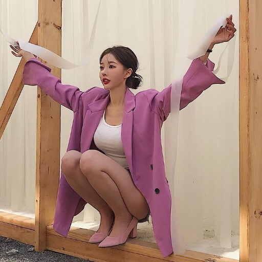 ピンクスーツジャケット スーツジャケット ジャケット 韓国 オフィスコーデ ミドル丈 a3295 5,442円