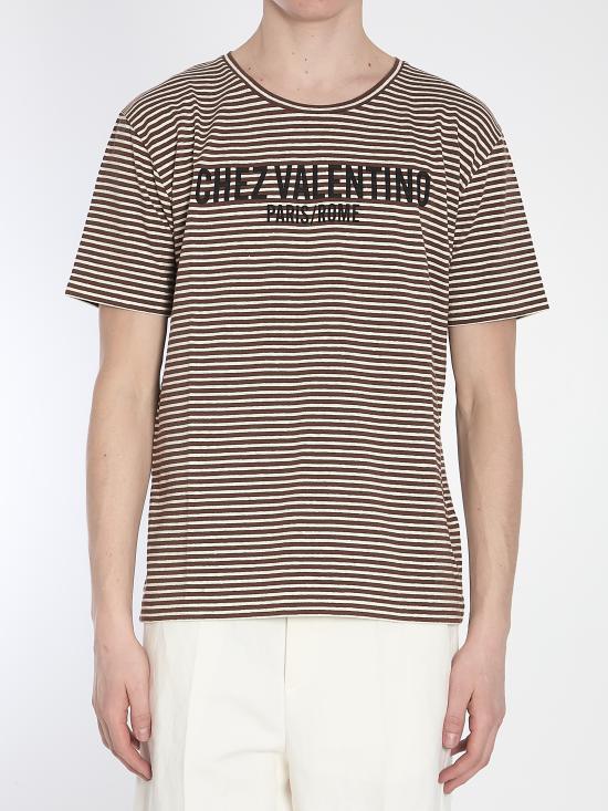 VALENTINO GARAVANI Men T-Shirts 6V3MG16S CREAM