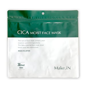 公式ショップ CICA モイスト フェイスマスク 30枚入り パック 日本製 美容成分 保湿 シート