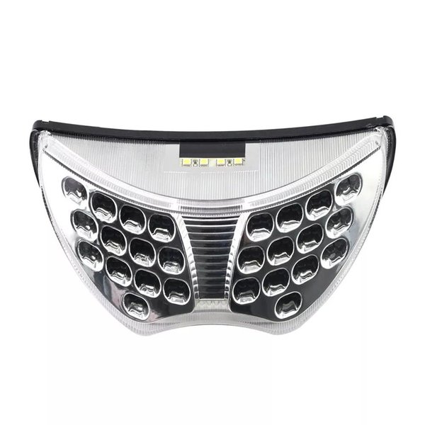 ホンダcbr 600 cbr600 f4 9900 f4i 200406モーターサイクルスモークレンズ用LED リア ブレーキライト