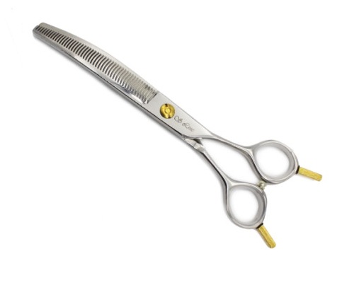 [MINICT6548/7056]マスターカーブスキバサミ 猫の顔と仔犬のマズルをこれ一つで顔カットマスター ブレンディング 切削力 仔犬 仔猫 セニングカーブ セニング 愛犬美容